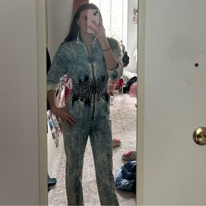 Retrofete Deidra Denim Jumpsuit